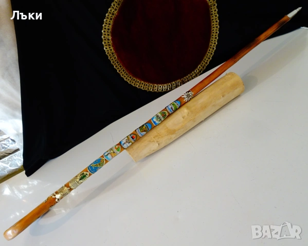 Тиролски бастун 9 значки,Елен. 