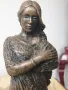 20см-1кг Anne David статуетка/шотландска бронзова скулптура/фигура на майка с бебе, снимка 8