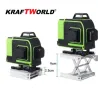 4D Лазерен Нивелир KRAFT WORLD с 16 Линии Самонивелиращ се, снимка 2