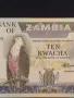 Екзотична банкнота ЗАМБИЯ перфектно състояние много красива за КОЛЕКЦИЯ ДЕКОРАЦИЯ 11832, снимка 3