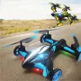 Jjrc дрон- автомобил с летателен режим и дистанционно управление DRON JRC-X123, снимка 3