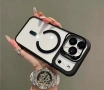 Матов MagSafe кейс за iPhone 15 Pro / 14 Pro със скрита стойка и защита за камерата, снимка 2