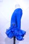 Синя рокля за спортни танци с дантела, снимка 6