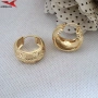 Обеци с 14К златно покритие 2141865, снимка 3