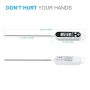 ПРОМОЦИЯ Дигитален термометър за храна DIGITAL FOOD THERMOMETER (X000U84DTT), снимка 6