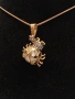 Златна висулка с брилианти , снимка 2