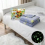 Светещо в тъмното одеяло Magic Blanket + Подарък Голям комплект конструктор с 165 части Плъзгащ блок, снимка 1