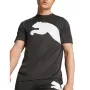 Мъжка тениска  PUMA Train All Day Big Cat Training Tee Black, снимка 3