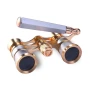 Луксозен театрален бинокъл с дръжка 3×25 за театър опера концерти подарък компактен с калъфче нов, снимка 5
