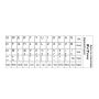 Стикери / лепенки / букви за клавиатура, 65 символа и 44 символа, кирилизация кирилица, снимка 3