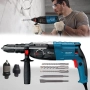Пробивна бормашина – перфоратор 1600W в преносим куфар, снимка 3
