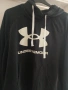 Мъжко суичър Under Armour Hoodie – 2XL черно ползвано (Широка кройка) hoodie худи, снимка 2