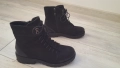 Черни дамски кожени боти Lasocki размер 38 от набук, снимка 3