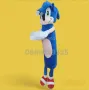 Голяма плюшена играчка Соник, 110см голям плюшен Sonic, 110cm, снимка 4