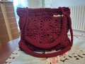 Дамска ръчно изплетена чанта, снимка 1