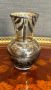 Кристална ваза Bohemia със сребро, снимка 4