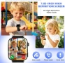 Нов черен Смарт часовник за деца GPS WiFi LBS 4G видео разговор SOS бутон игри, снимка 4