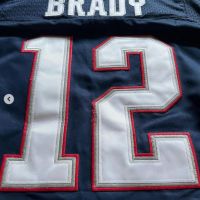 Оригинално Nike OnField jersey на New England Patriots - Tom Brady, с нашивките от Superbowl XLIX 💥, снимка 3 - Спортни дрехи, екипи - 45396585