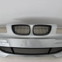 Предна броня BMW E87 Serie 1 (2004-2007г.) 51117151823 с отвори за пръскалки, снимка 2 - Части - 45948814