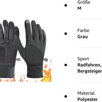 Унисекс ръкавици с touch screen и покритие против хлъзгане - размер М, снимка 8 - Ръкавици - 45119677