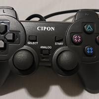 Джойстик Cipon, за PS-2 конзола, черен геймпад, снимка 2 - Джойстици и геймпадове - 45040923