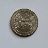 25 цента САЩ 2011 Национални паркове 1/4 долар Америка Chickasaw щата Оклахома , снимка 3 - Нумизматика и бонистика - 45102896
