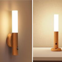 LED лампа топла стенна лампа със сензор за движение, стенен монтаж с магнит, снимка 8 - Лед осветление - 45656001