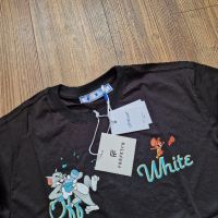 Страхотна мъжка тениска OFF WHITE нова с етикет  , размер М , снимка 3 - Тениски - 45477437