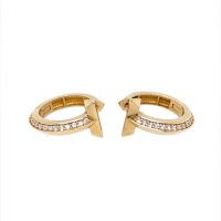 Златни обеци Tiffany i Co 4,20гр. 14кр. проба:585 модел:23138-6, снимка 1 - Обеци - 45235657