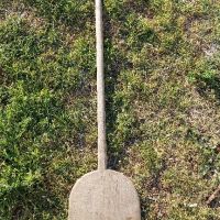 Стара автентична дървена лопата, снимка 1 - Антикварни и старинни предмети - 45294380