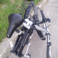 Сгъваемо алумимиево колело  марка: PROPHETE Сгъват се рамката, кормилото,седалката и педалите  7 ско, снимка 2 - Велосипеди - 45070090