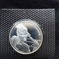 Сребърна монета 20 швейцарски франка Роджър Федерер , снимка 2 - Нумизматика и бонистика - 45196425