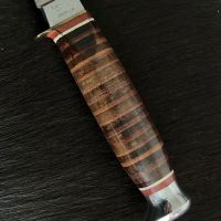 Античен ловен нож (Lamplough Cutlery Solingen 70 г.) в напълно ново състояние. (Rehw102), снимка 5 - Ножове - 45317221