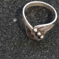 Дамски сребърен пръстен , снимка 4 - Пръстени - 45021101