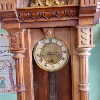 Стар немски часовник , снимка 2 - Антикварни и старинни предмети - 45022689