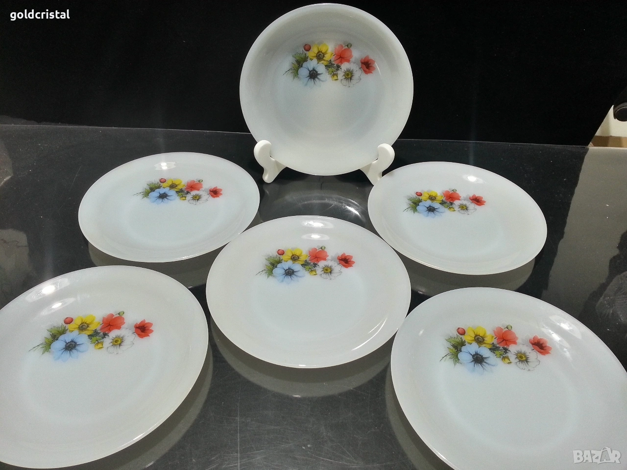 френски аркопал чинии за основно , снимка 1