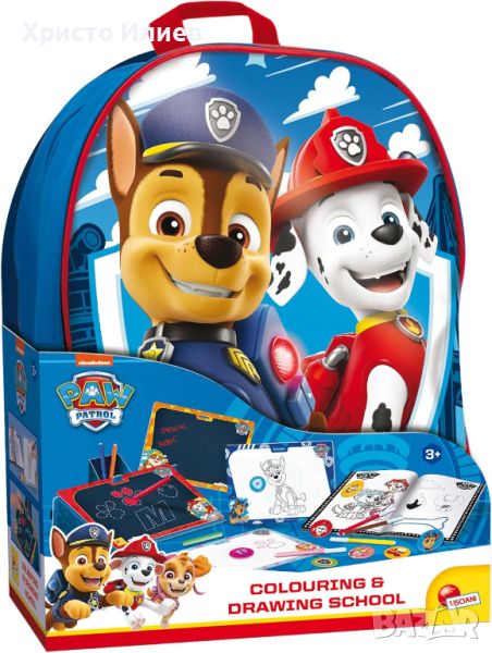 Раница Paw Patrol с Комплект за рисуване Пес Патрул, снимка 1