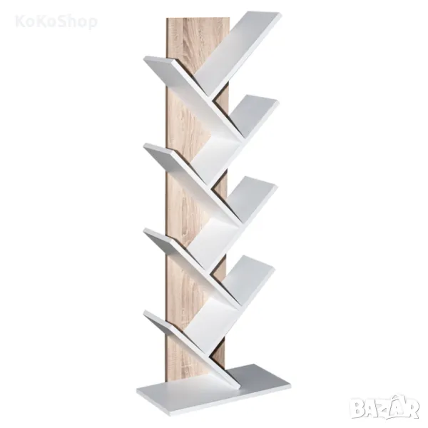 Етажерка за книги-135х51х22 см./библиотека/етажерка дърво, снимка 1