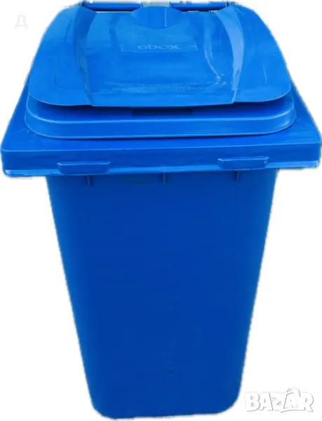 240л син кош / кофа за боклук, снимка 1