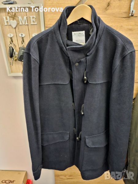 Мъжко палто в синьо,размер XL, снимка 1