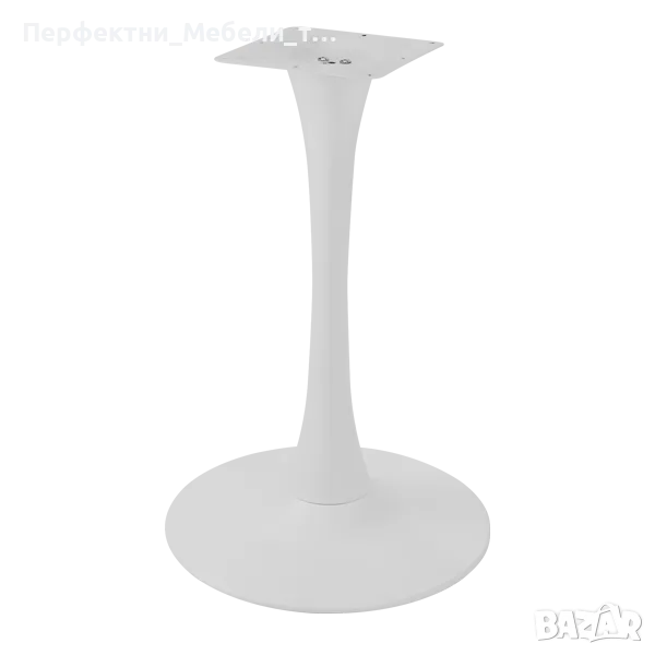Бели стойки за маса,бял крак за маса,основа за маса бял цвят, снимка 1