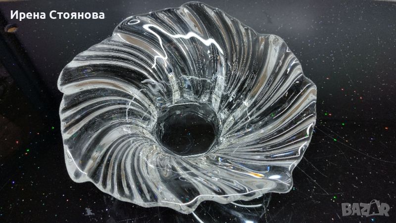 Кристална фруктиера/бонбониера Mikasa Walther Glas. , снимка 1