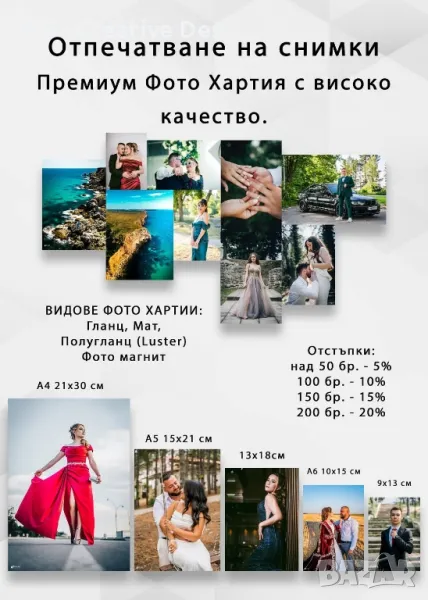 Отпечатване на снимки с високо качество, снимка 1