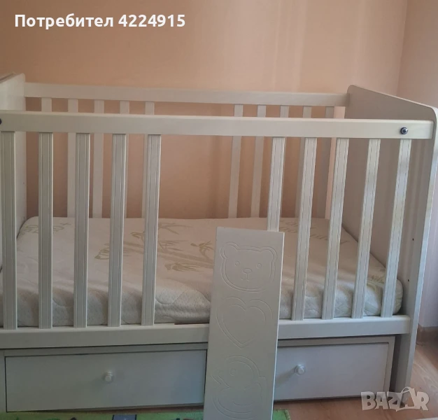 Детско легло Arbor + подарък матрак 60/120, снимка 1