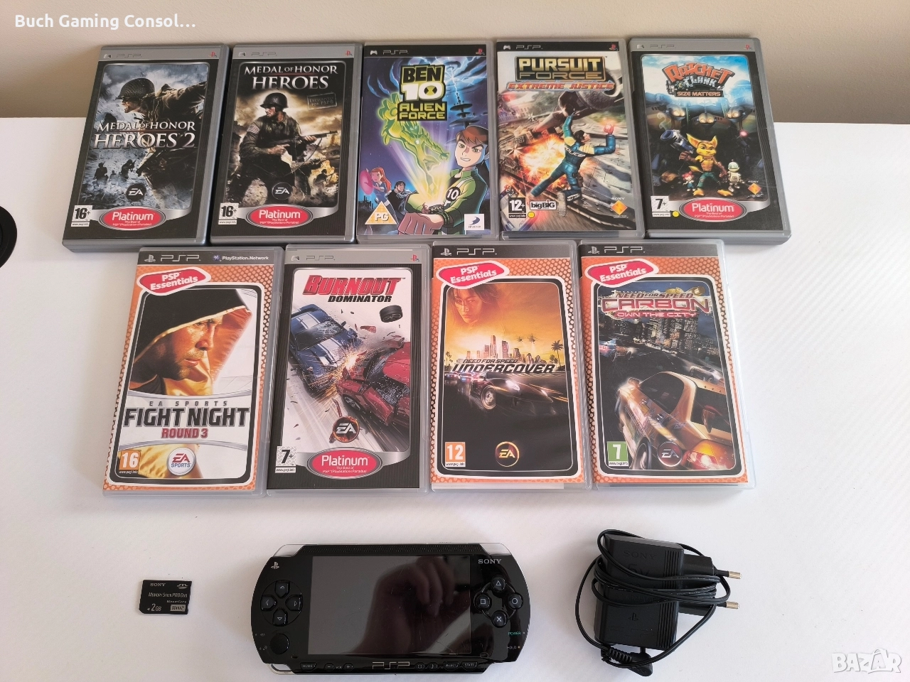 PSP 1004 / Перфектно състояние/ 9 игри!, снимка 1