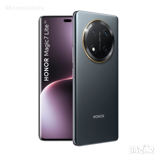 ЧАСАТИ ЗА Смартфон GSM HONOR MAGIC 7 LITE 256/8 BLACK 6.78 ", 256 GB, RAM 8 GB, 108+5 MP, 5G, снимка 1