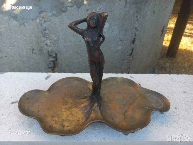 СТАРА БРОНЗОВА СТАТУЕТКА ФИГУРА , снимка 1