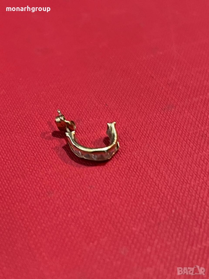 Златна обеца 9К, снимка 1