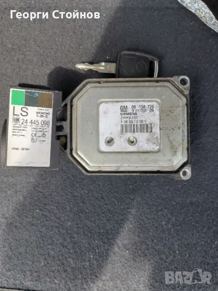 Компютър ECU Siemens 5WK9 157за Опел Зафира А 1.8 125к.с бензин код на мотора Z18XE , снимка 1