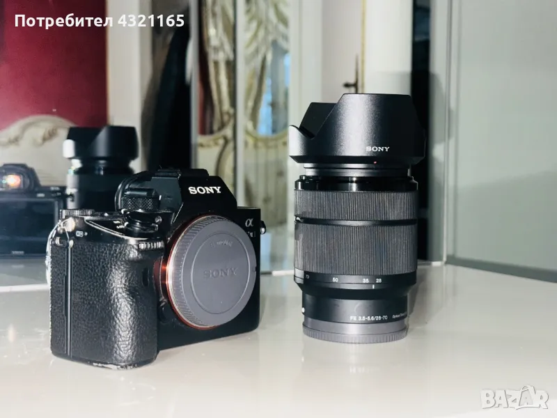 Продавам Sony A7III със обектив  Sony FE 28-70mm f/3.5-5.6 OSS, снимка 1